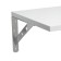 Shelf with bracket, 600x300, white