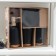 A set of accessories for the Eco bathroom, 4 items (soap dish, soap dispenser, 2 glasses), black color