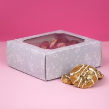 The box is self-assembly, the lid is, with the window, the 