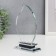 Souvenir Glass "Steel award - sheet" 15x10x3.3 cm