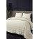 A set with a bedspread "Nadine", size 230x250 cm, 50x70 cm - 2 pcs, color milk