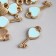 Decor for creativity metal, enamel "Key with heart" gold 1.6x0.7 cm