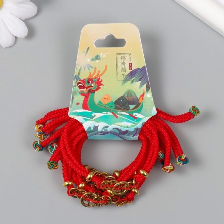 Bracelet Feng Shui "Coins" adjustable length