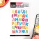 Waffle pictures edible “Children's alphabet” for cupcakes, Konfinetta cake, 1 sheet A5