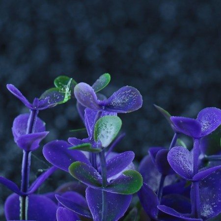The artificial aquarium bush, 10 cm, purple-2