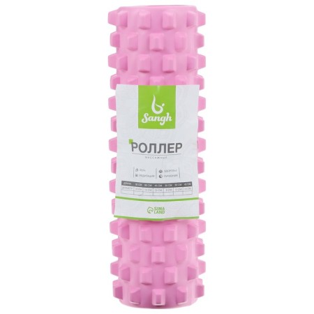 Massage roller Sangh, 45x15, pink color-6