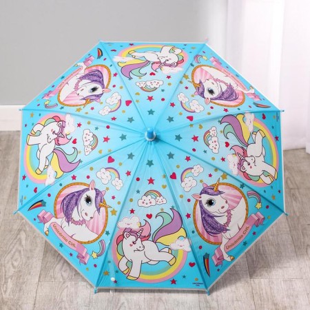 Children's umbrella "Unicorn" 80 × 80 × 65 cm, color mix-3