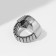 Ring "Time" watch circle, color silver-gold