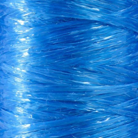 Gingerbread for manual knitting 100% polypropylene 200m/50g. (51-blue)-2