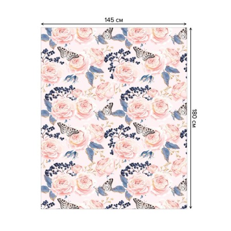The tablecloth “Tender composition”, rectangular, Saten, size 145x180 cm-1