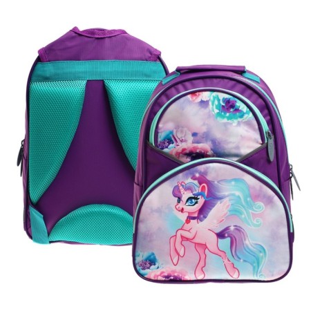 School backpack, 37 x 26 x 13 cm, ergonomic back, Calligrata Academy of Sciences "Unicorn"-5