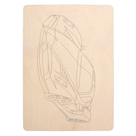 Set of boards for creativity "Machines" 5 pcs. A4, 3 mm format-7