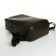 City backpack made of genuine leather with lightning, igermann, green color