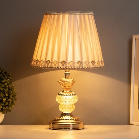 Highlight lamp with Laura Laura backlight 1x60W E27 Gold 26x26x41 cm Risalux-8