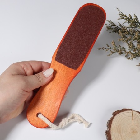 Feet heaps, sandpaper, bilateral, 26 cm, wooden-5