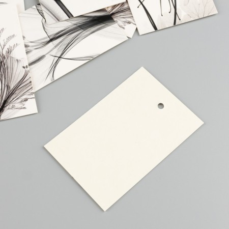Cardboard "Black watercolor" set 10 pcs (5 types) 4x6 cm-3