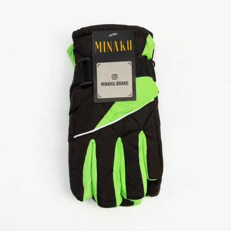 Winter Children's Minaku gloves, centered green, rr 16 (18 cm)-4