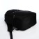 Young backpack from textiles with a zipper, 4 pockets, black/green color
