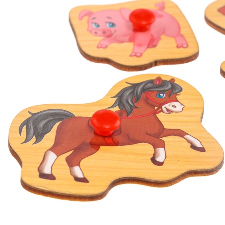 Frame - liner "Learning pets", 5 elements-5