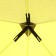 Tent Winter insulated Helios "Cube", 1.75 x 1.75 m, yellow/gray color (HS-Wsci-175YG)