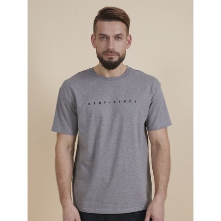 Male T -shirt, size XL, gray color