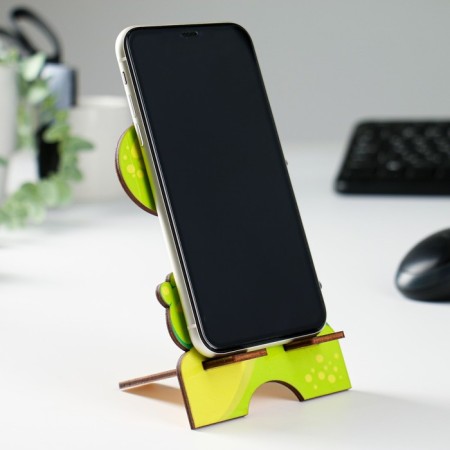 Stand for the phone "dinosaur", lamination, 14.1x9.4 cm-1