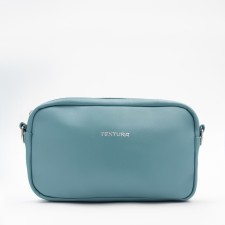 Women's bag over the shoulder Textura, small size, blue color