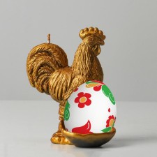 Egg candle support 