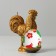 Egg candle support "Bronze Rooster"