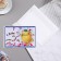 Postcard "Happy Happy Your Birthday!" Handmade, Bear, 11.5x17 cm