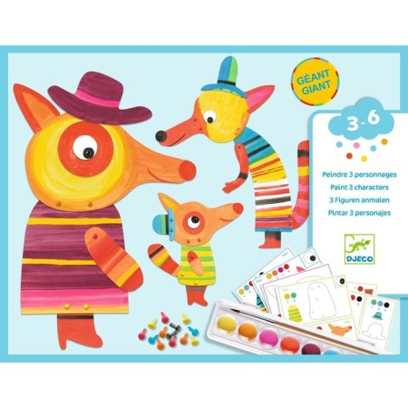 DJeco Creativity "Family of the Foxes"