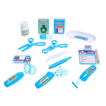 The doctor’s game set “learns to treat” in a box, 14 items-1