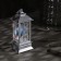 LED figure "Lantern with a deer" 5.5 × 13 × 5.5 cm, plastic, batteries AG13x3, glow warm white