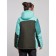 Ski jacket female winter, size 58, turquoise color