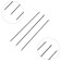 Manual needles Black Sharps, No. 9, Black, 20 pcs