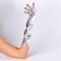 Carnival accessories without fingers, silver color