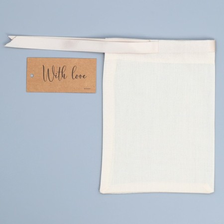 Gift bag from cotton "Dream", 13 x 18 cm +/- 1.5 cm-3