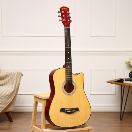 Acoustic guitar Music Life QD-H38Q-J, Beige, 97 cm with a neckline