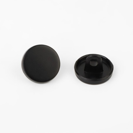 A set of metal buttons on the leg, d = 11 mm, 10 pcs, black matte color-1