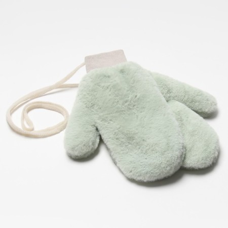 Mittens for claim. Minaku Minaku fluffy 25 cm mint