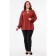 Female blouse, size 52, Terracotta color