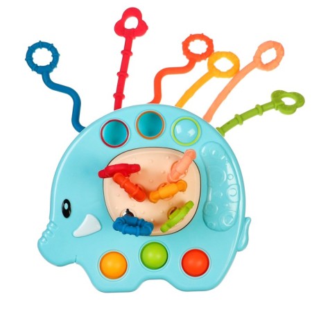 Sensory toy-gut for babies "Elephant", rodents, Montessori, Kroshka Me-7