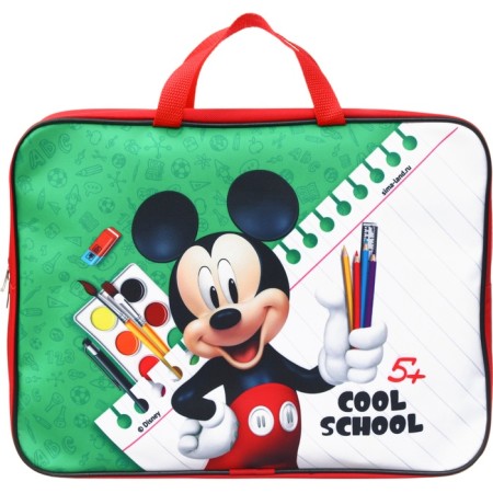Folder with handles Textile A4, 350x270x100 mm, Mickey Mouse-4