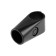 T-shaped connector of two pipes, d = 25 mm, end, black color