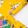 Glossy packaging paper "Happy Birthday!", 70 x 100 cm mix