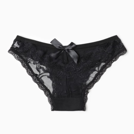 Panties female Braziliano, black color, size 46 (m)-6