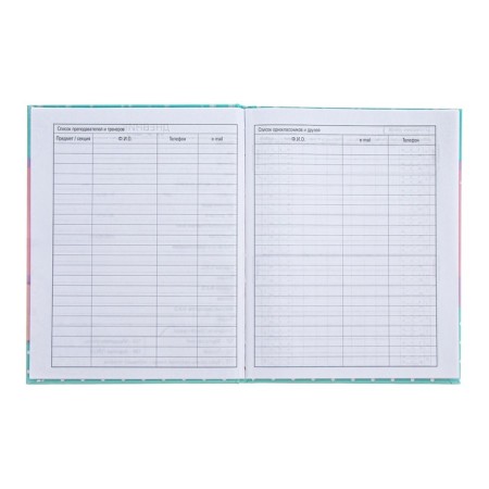 Metoyou universal diary for grades 1-11, hard cover, matte lamination, sparkles, 40 sheets-5
