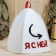 Bath set with applique "I'm with him+I am with her" (hat+hat)