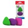 A set of erasers 2 pieces of Erich Krause, ABC, medium hardness, hypoallergenic, in a blister