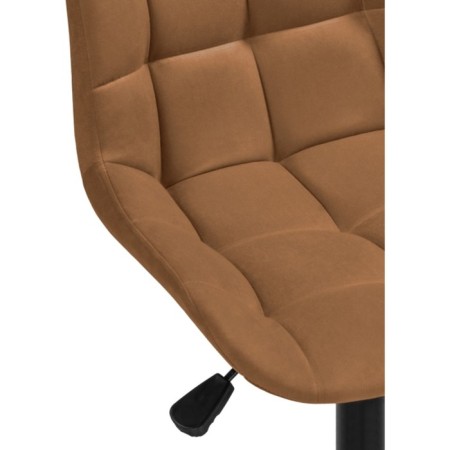 Computer chair Chester Metal/velor, black/brick 49x60x84 cm-6